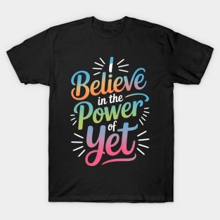 Growth Mindset Teacher Support Motivation Inspirational Cute T-Shirt